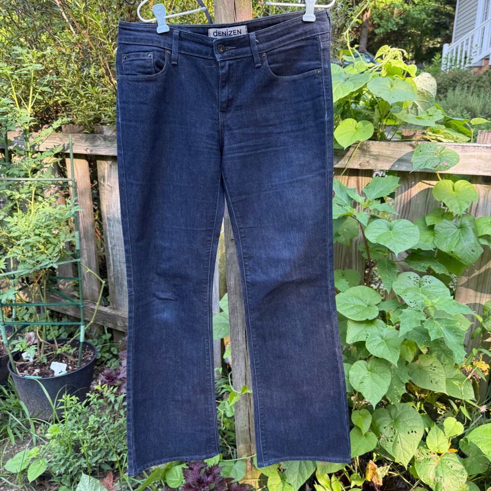 Denizen Levis Bootcut Jeans Womens 12 Dark Wash Y2K Western Cowboy Stretch
